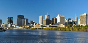 City from the Brisbane River