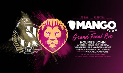 Grand Final Eve with Mango Club