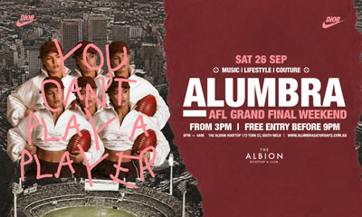 Grand Final Weekend with Alumbra