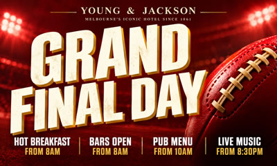 Grand Final Day at Young & Jackson