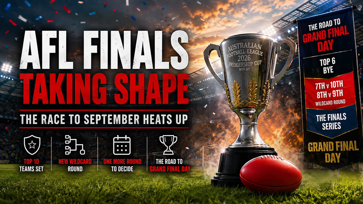 AFL Finals are taking shape, explore the road to Grand Final Day 2026