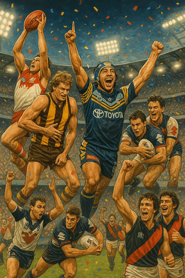 AFL and  NRL Grand Final Moments