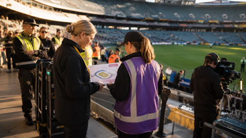 Experiences from AFL and NRL Grand Final Day