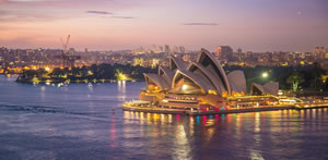 Sydney Opera House on Darling Harbour