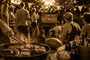 Backyard BBQs and Footy Spirits
